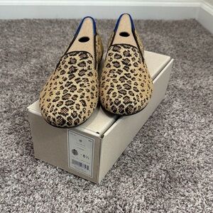 Rothy’s Leopard Print Loafers - Tan